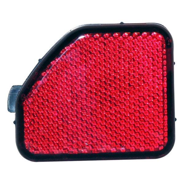 Crown Automotive Right Rear Fascia Reflector For 2018+ Jeep Jl Wrangler, Red Plastic 68281936AB